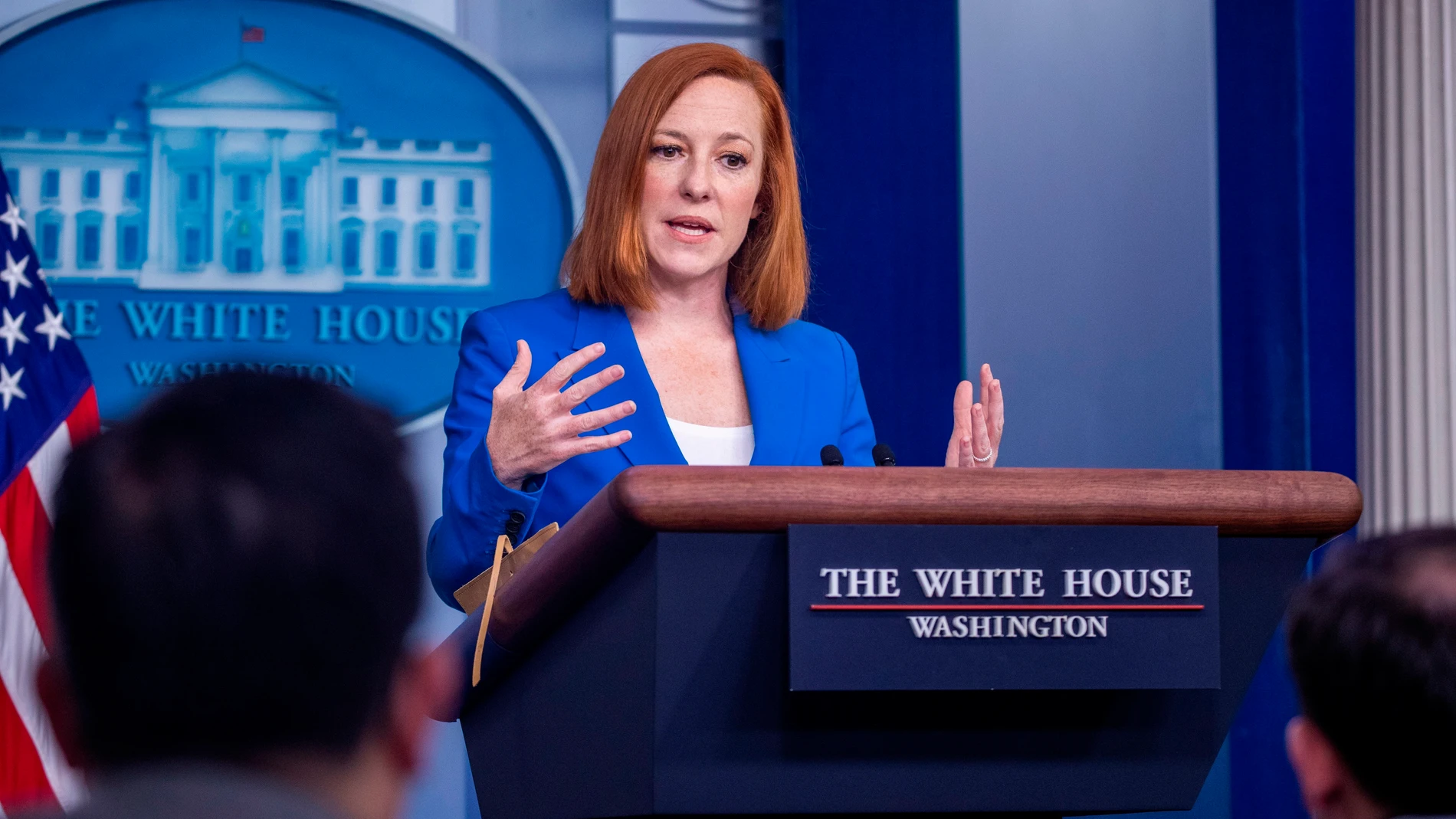 La secretaria de prensa de la Casa Blanca, Jen Psaki
