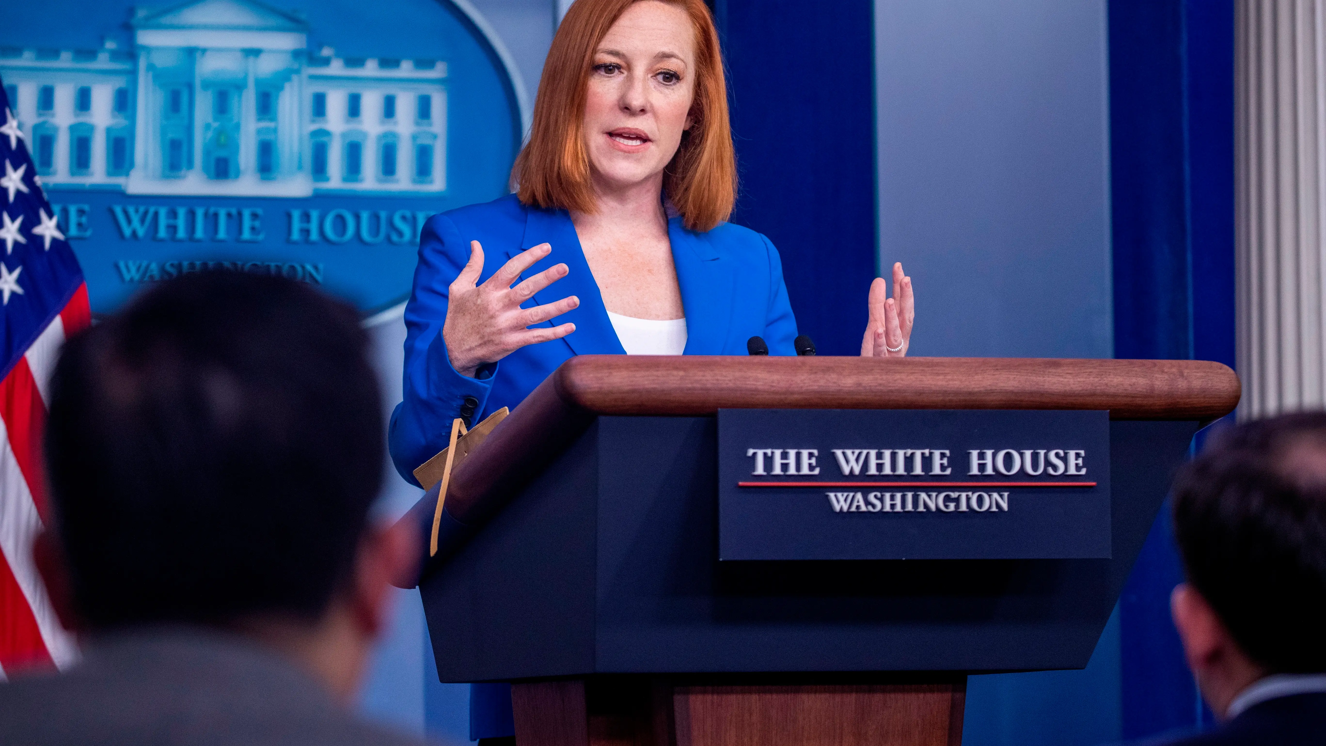 La secretaria de prensa de la Casa Blanca, Jen Psaki