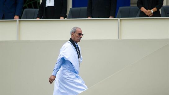 El l&iacute;der del Polisario, Brahim Ghali