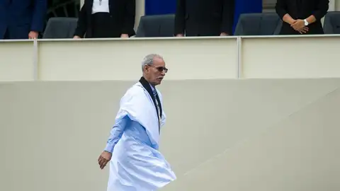 El líder del Polisario, Brahim Ghali El líder del Polisario, Brahim Ghali