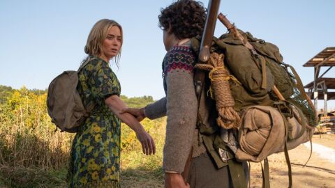 Emily Blunt y Noah Jupe en 'Un lugar tranquilo 2'