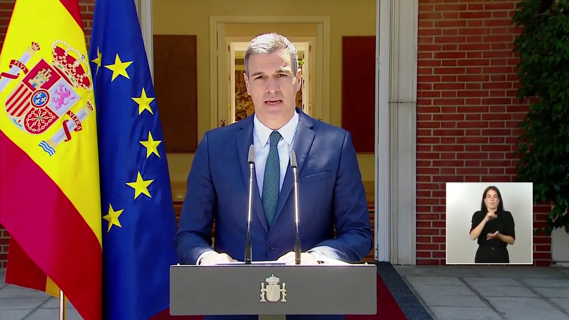 As&iacute; ha sido la declaraci&oacute;n institucional de Pedro S&aacute;nchez tras la llegada masiva de inmigrantes a Ceuta