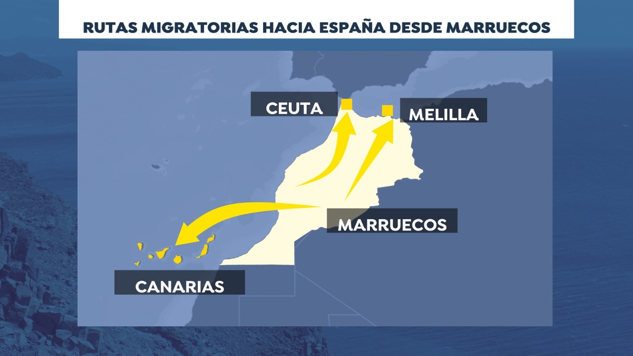 Estas Son Las Rutas Migratorias Desde Marruecos A Ceuta Y Por Las Que estas-son-las-rutas-migratorias-desde-marruecos-a-ceuta-y-por-las-que