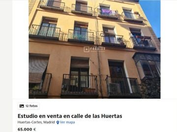 Se vende: Idealista cuelga la oferta de una buhardilla de cinco metros cuadrados habitables por 65.000 euros