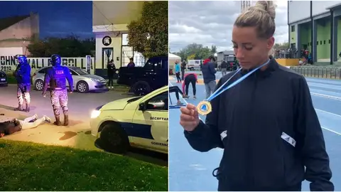 Evangelina Thomas, campeona argentina de atletismo, persigue y atrapa al ladrón que entró a robar en su casa Evangelina Thomas, campeona argentina de atletismo, persigue y atrapa al ladrón que entró a robar en su casa