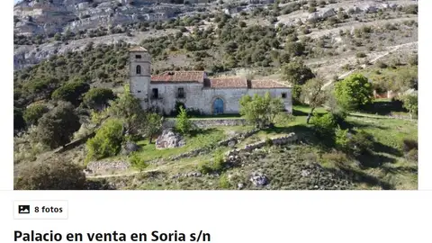 Se vende un monasterio con iglesia y cascada en Soria por 3 millones de euros Se vende un monasterio con iglesia y cascada en Soria por 3 millones de euros
