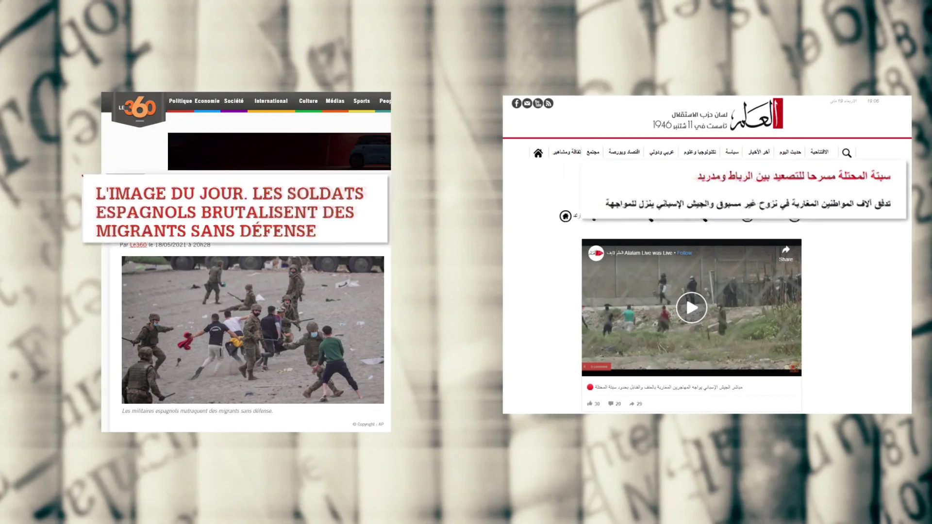 La prensa marroquí informa de la crisis en Ceuta Ceuta
