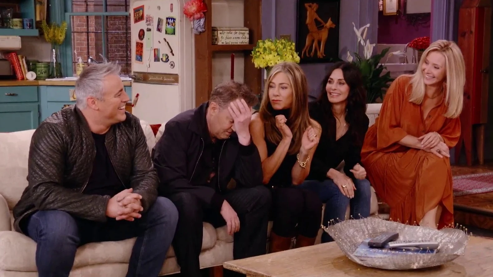 'Friends': Jennifer Aniston, Courteney Cox, Lisa Kudrow, Matt LeBlanc, Matthew Perry y David Schwimmer 'Friends': Jennifer Aniston, Courteney Cox, Lisa Kudrow, Matt LeBlanc, Matthew Perry y David Schwimmer