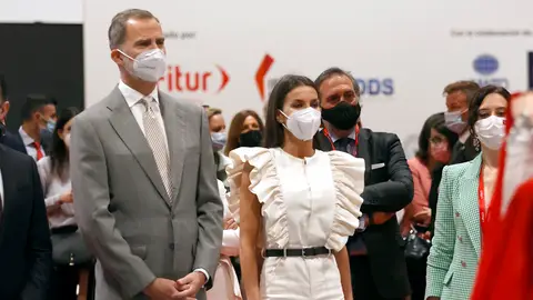 Los Reyes de España durante la inauguración de Fitur Los Reyes de España durante la inauguración de Fitur