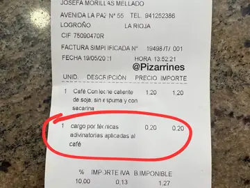 Las originales formas de cobrar en un bar de Logroño: cargos "por técnicas adivinatorias" o descuentos "por feos" Las originales formas de cobrar en un bar de Logroño: cargos "por técnicas adivinatorias" o descuentos "por feos"