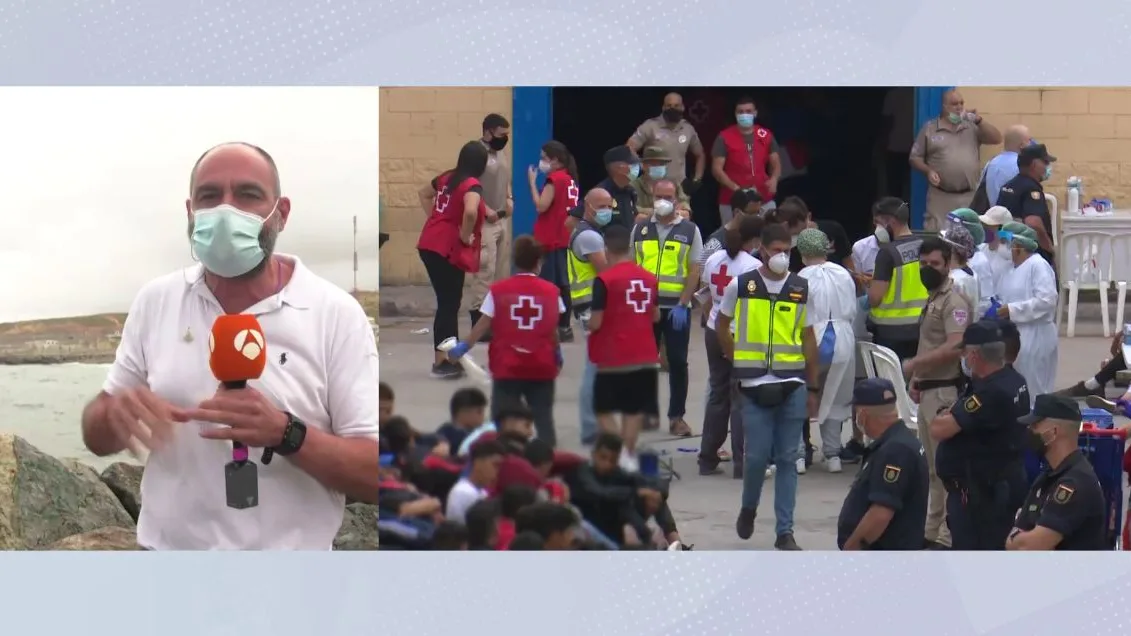 Crisis migratoria en Ceuta.
