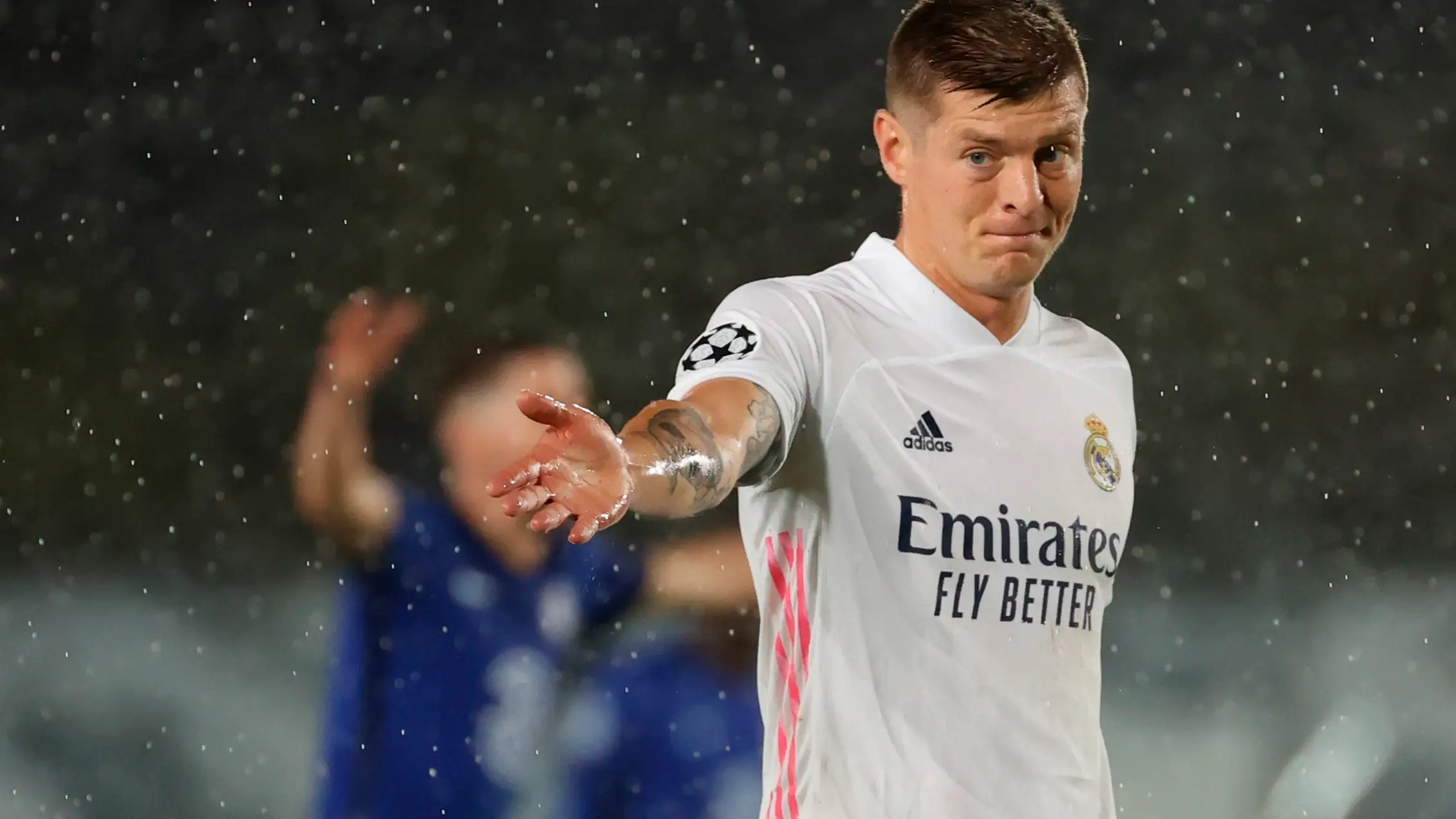 Toni Kroos, en un partido del Real Madrid