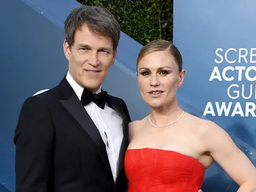 Anna Paquin y Stephen Moyer Anna Paquin y Stephen Moyer