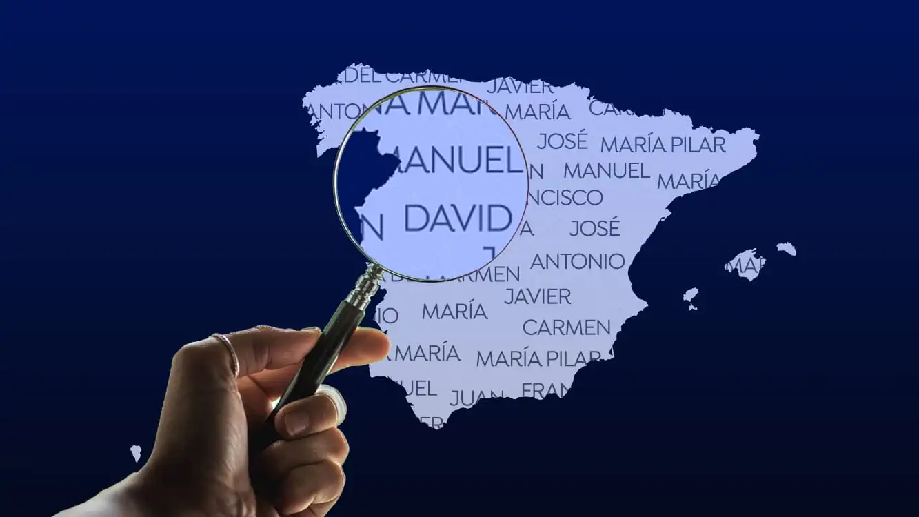 Los nombres y apellidos más comunes de España por provincias Los nombres y apellidos más comunes de España por provincias