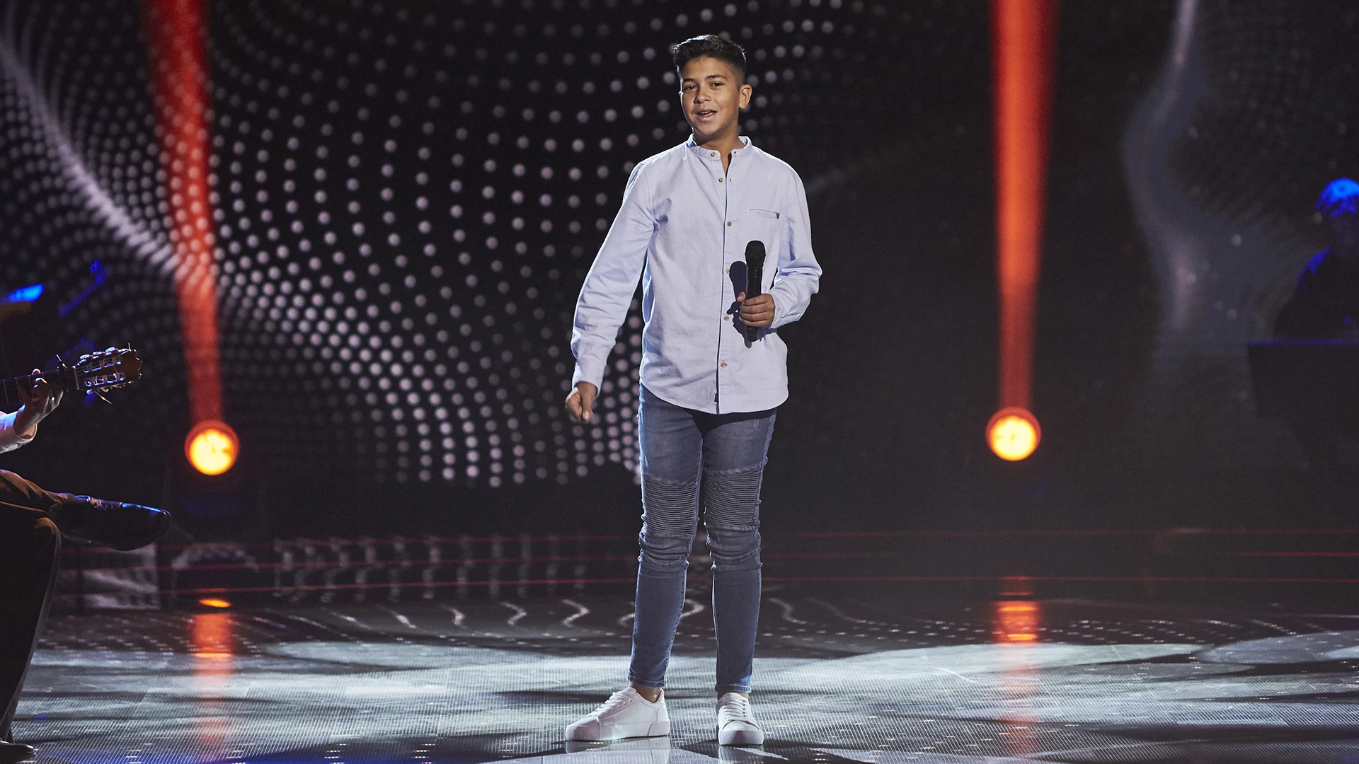 Dayron Jiménez canta ‘El pez más viejo del río’ en las Audiciones a ciegas de ‘La Voz Kids’ Dayron Jiménez canta ‘El pez más viejo del río’ en las Audiciones a ciegas de ‘La Voz Kids’