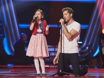 David Bisbal canta 'Mi princesa' con Alison Fernández en las Audiciones a ciegas de 'La Voz Kids'