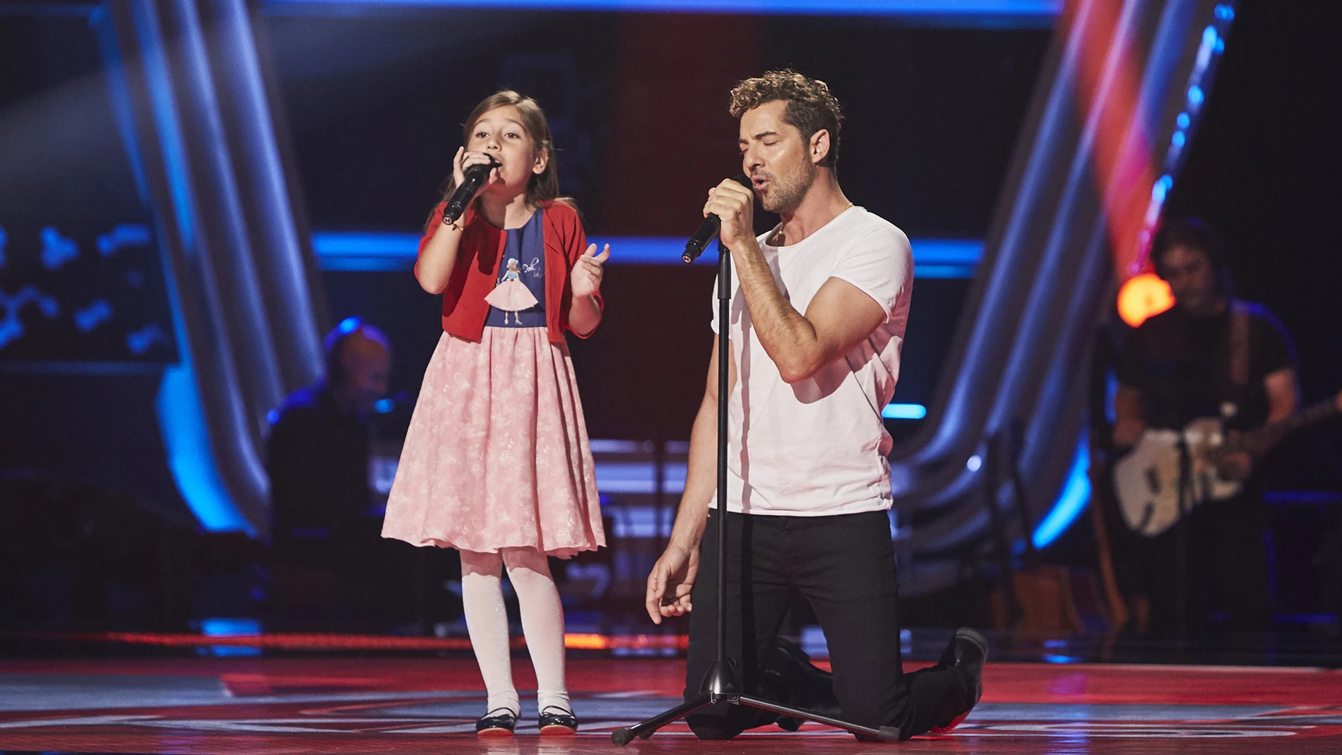David Bisbal canta 'Mi princesa' con Alison Fernández en las Audiciones a ciegas de 'La Voz Kids'