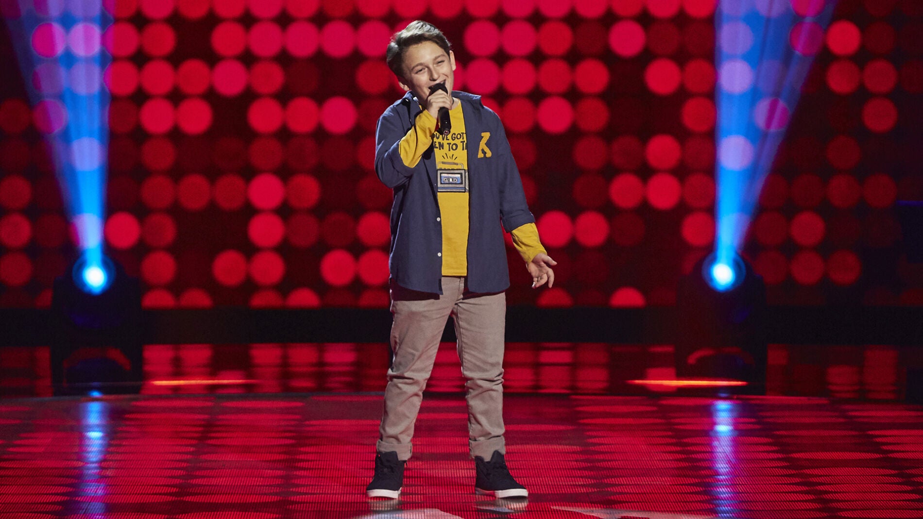 C&eacute;sar Albiach canta &lsquo;Falling in love&rsquo; en las Audiciones a ciegas de &lsquo;La Voz Kids&rsquo; 