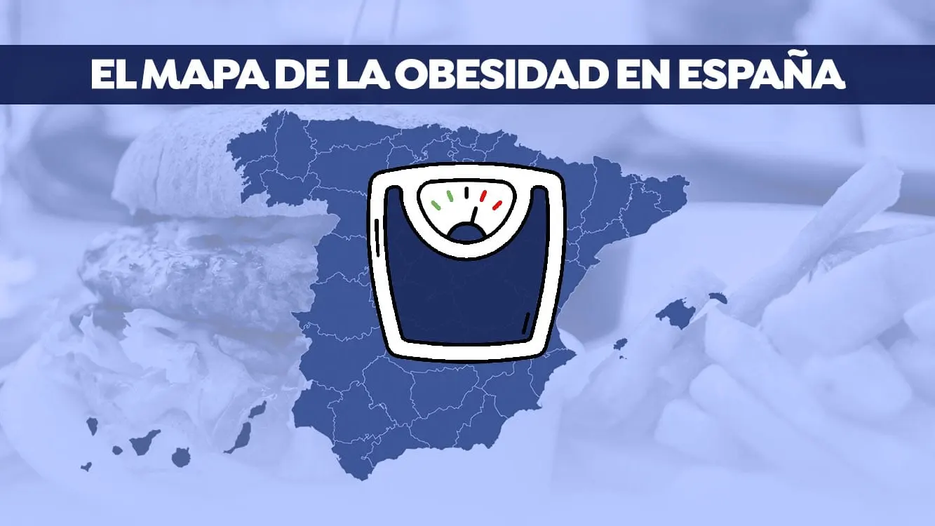 El mapa de la obesidad en España El mapa de la obesidad en España