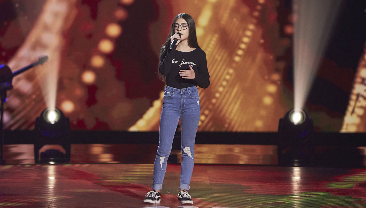 Nora Fayos canta 'Idontwannabeyouanymore' en las Audiciones a ciegas de 'La Voz Kids'