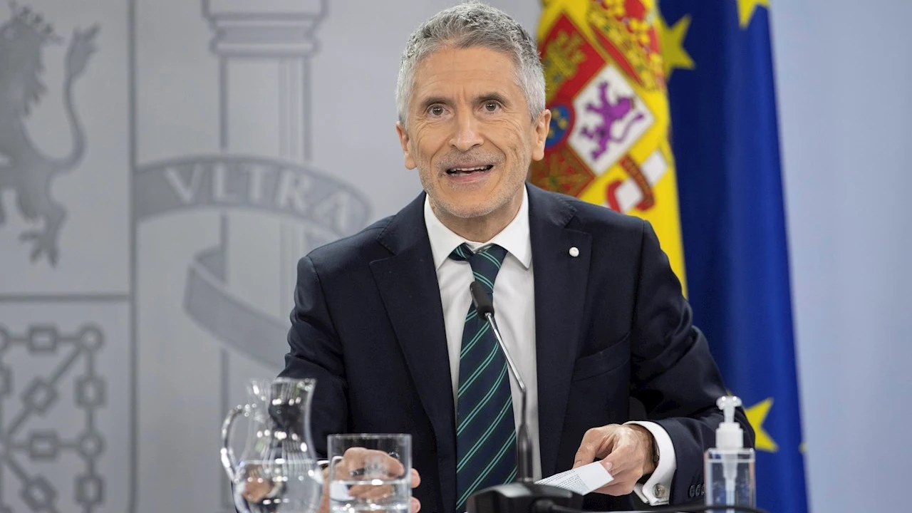 El ministro del Interior, Fernando Grande-Marlaska El ministro del Interior, Fernando Grande-Marlaska