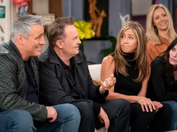 Los actores de 'Friends' en la reunión Los actores de 'Friends' en la reunión