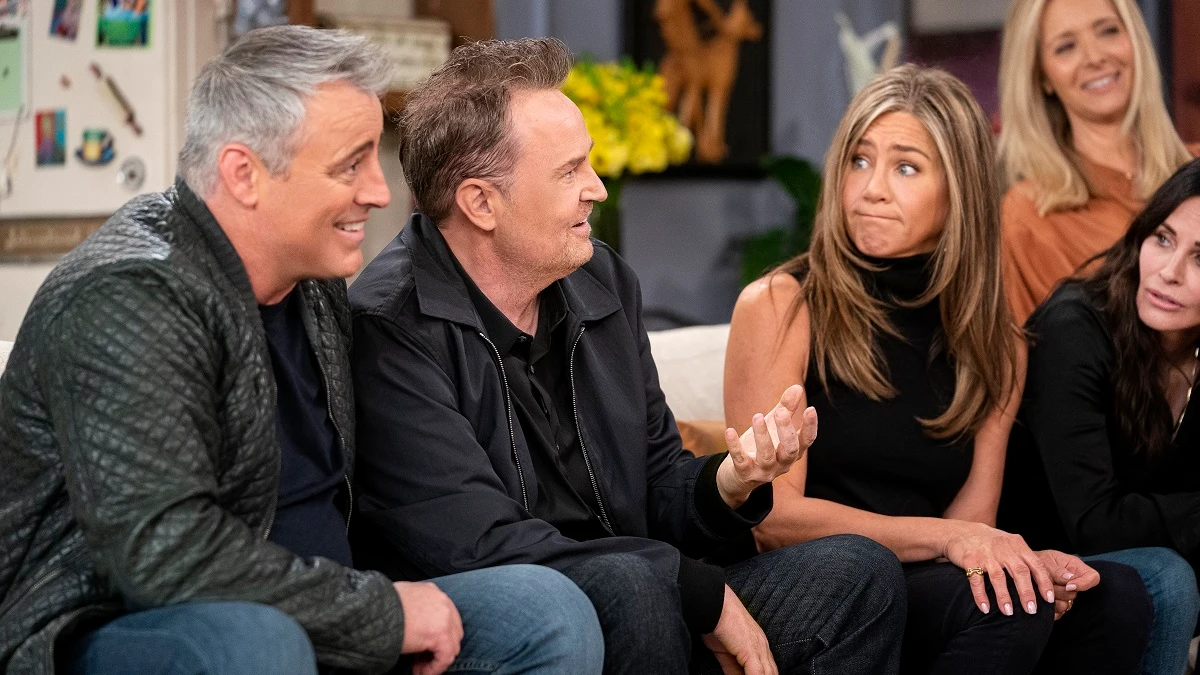 Los actores de 'Friends' en la reuni&oacute;n 