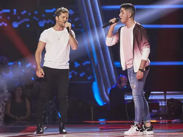 David Bisbal canta ‘Dígale’ con Marcos Moreno en las Audiciones a ciegas de ‘La Voz Kids’ David Bisbal canta ‘Dígale’ con Marcos Moreno en las Audiciones a ciegas de ‘La Voz Kids’