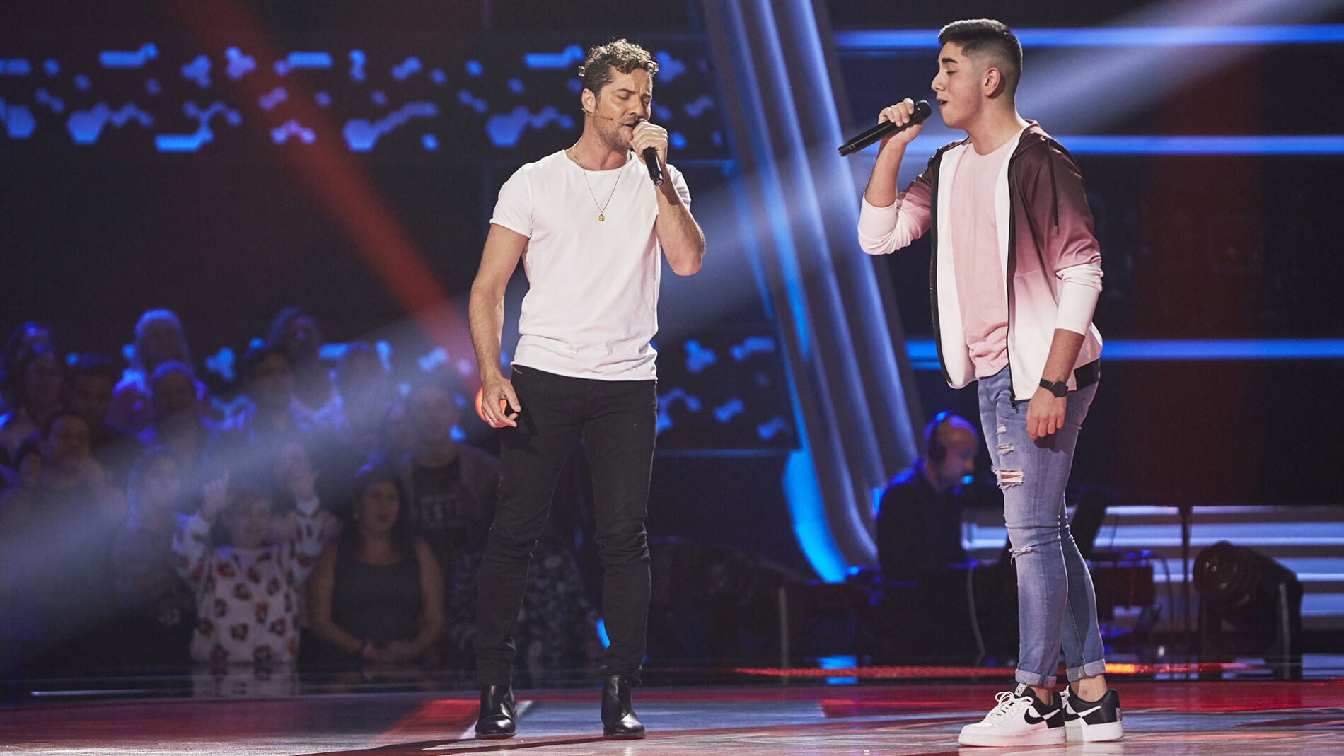 David Bisbal canta &lsquo;D&iacute;gale&rsquo; con Marcos Moreno en las Audiciones a ciegas de &lsquo;La Voz Kids&rsquo; 