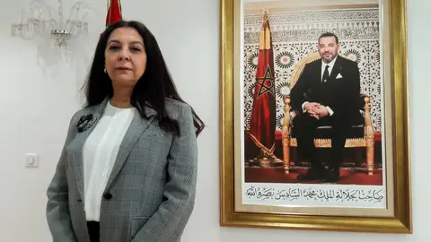 Karima Benyaich, embajadora de Marruecos en España: "Si Gali sale como entró, empeorarán las relaciones" Karima Benyaich, embajadora de Marruecos en España: "Si Gali sale como entró, empeorarán las relaciones"