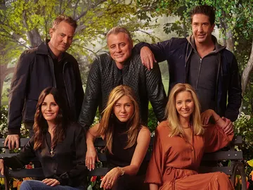 La reunión de 'Friends' La reunión de 'Friends'