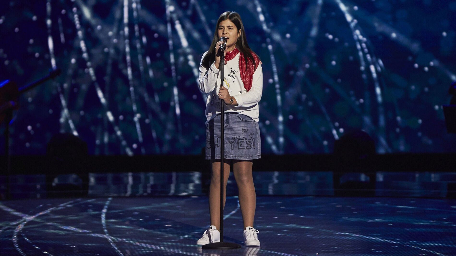 Candela San Juan canta &lsquo;Con la miel en los labios&rsquo; en las Audiciones a ciegas de &lsquo;La Voz Kids&rsquo;