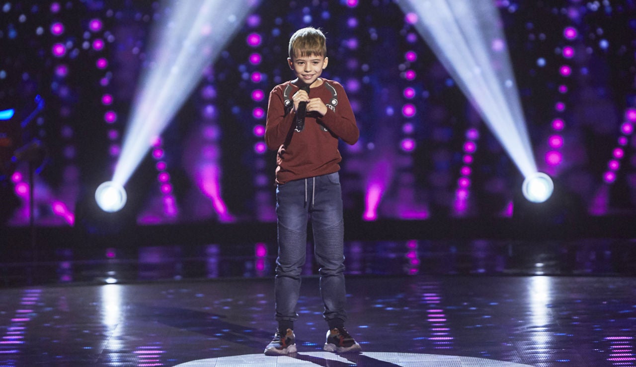 Jes&uacute;s Civera canta &lsquo;Como mirarte&rsquo; en las Audiciones a ciegas de &lsquo;La Voz Kids&rsquo; 