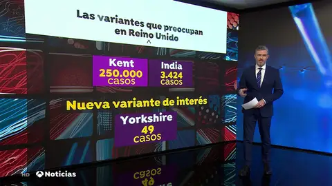 Así es la variante de Yorkshire, la nueva mutación del coronavirus que ha surgido en Reino Unido Así es la variante de Yorkshire, la nueva mutación del coronavirus que ha surgido en Reino Unido