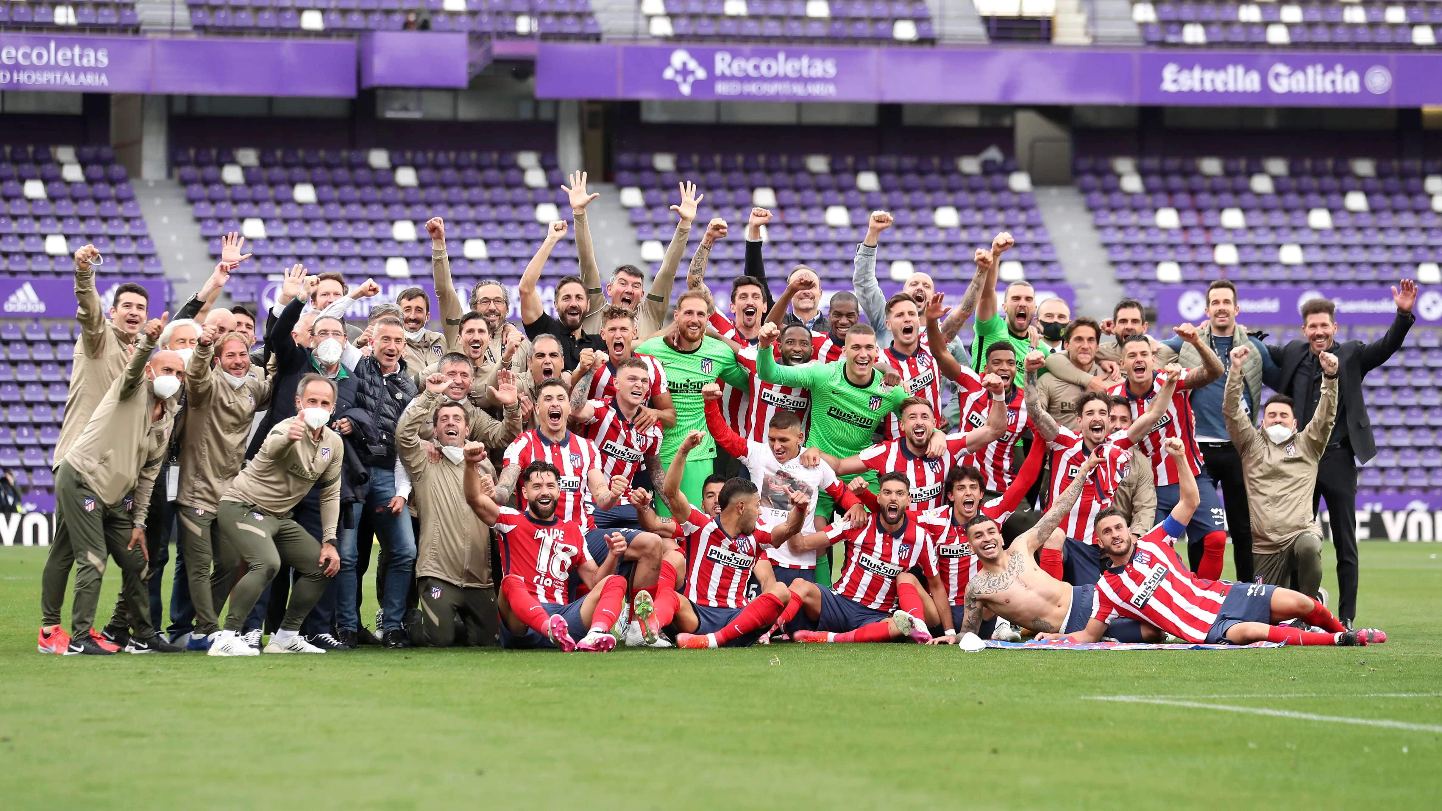 El Atlético de Madrid se proclama campeón de la Liga Santander El Atlético de Madrid se proclama campeón de la Liga Santander