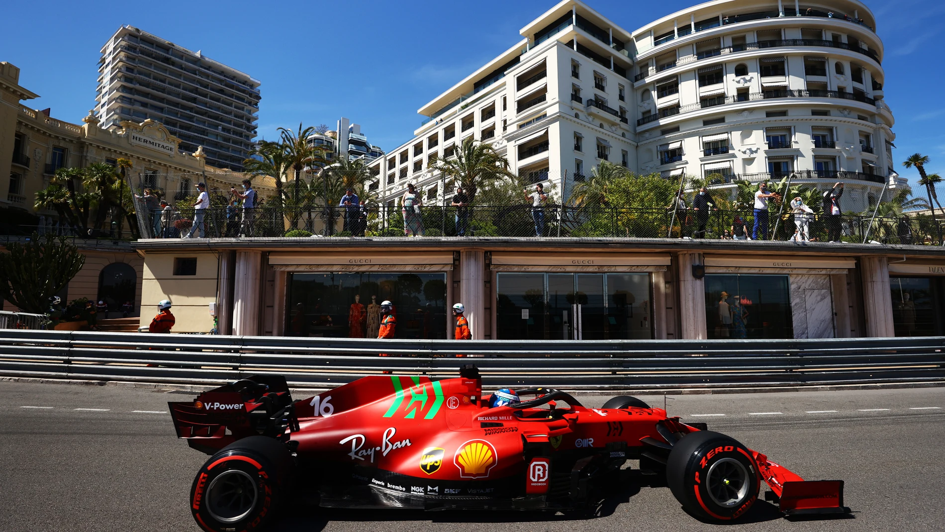 Leclerc se lleva la pole en el GP de Mónaco, Sainz saldrá 4º y Alonso, 17º