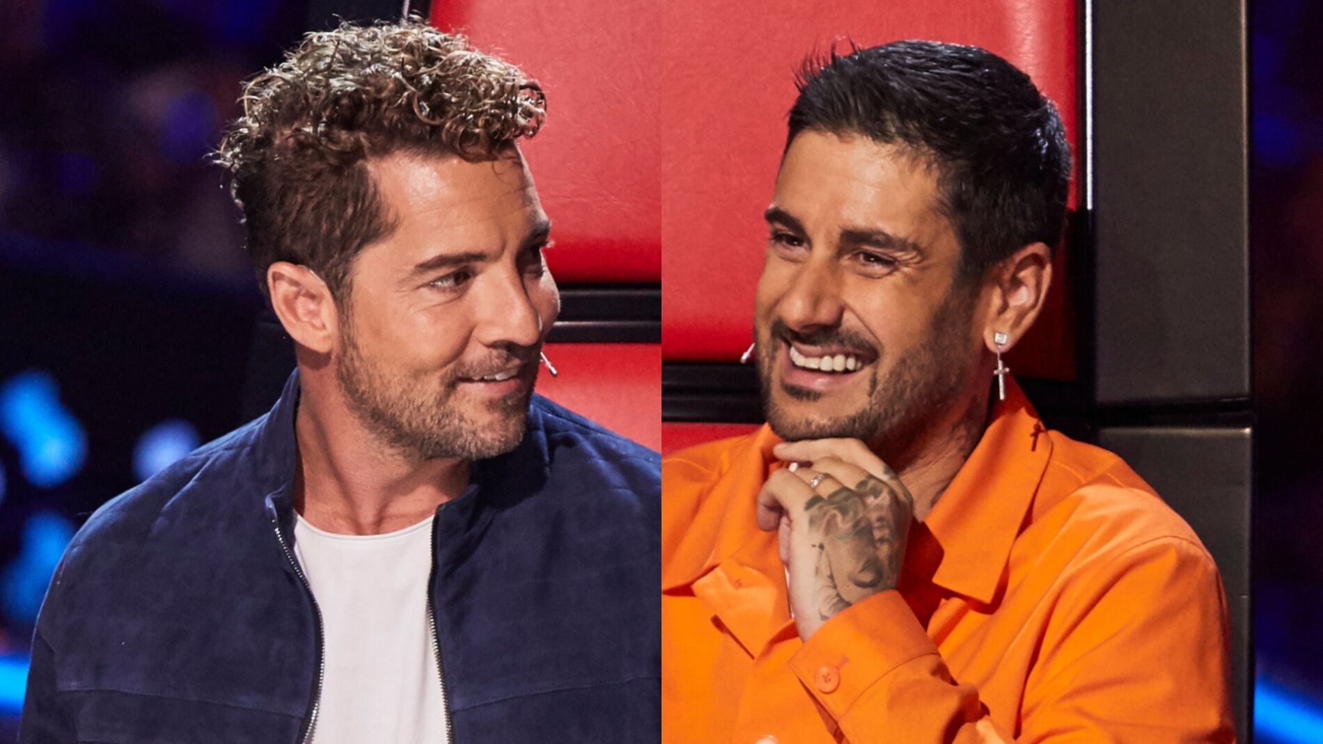 David Bisbal y Melendi en las Audiciones a ciegas de 'La Voz Kids'