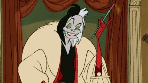 Cruella de Vil en '101 Dálmatas'