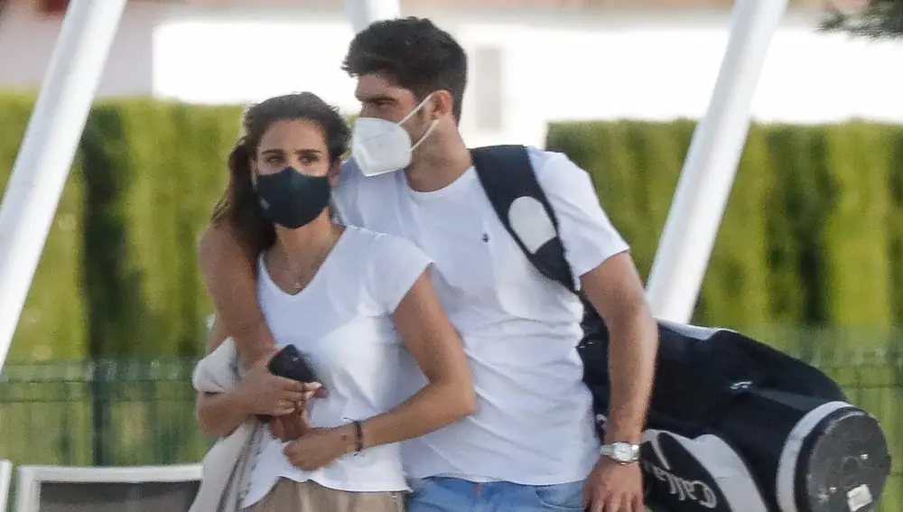 Lucía Villalón y Gonzalo Melero, fotografiados en Valencia