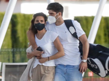 Lucía Villalón y Gonzalo Melero, fotografiados en Valencia