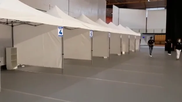 La vacunación en Ourense se traslada al palacio de deportes desde este jueves La vacunación en Ourense se traslada al palacio de deportes desde este jueves