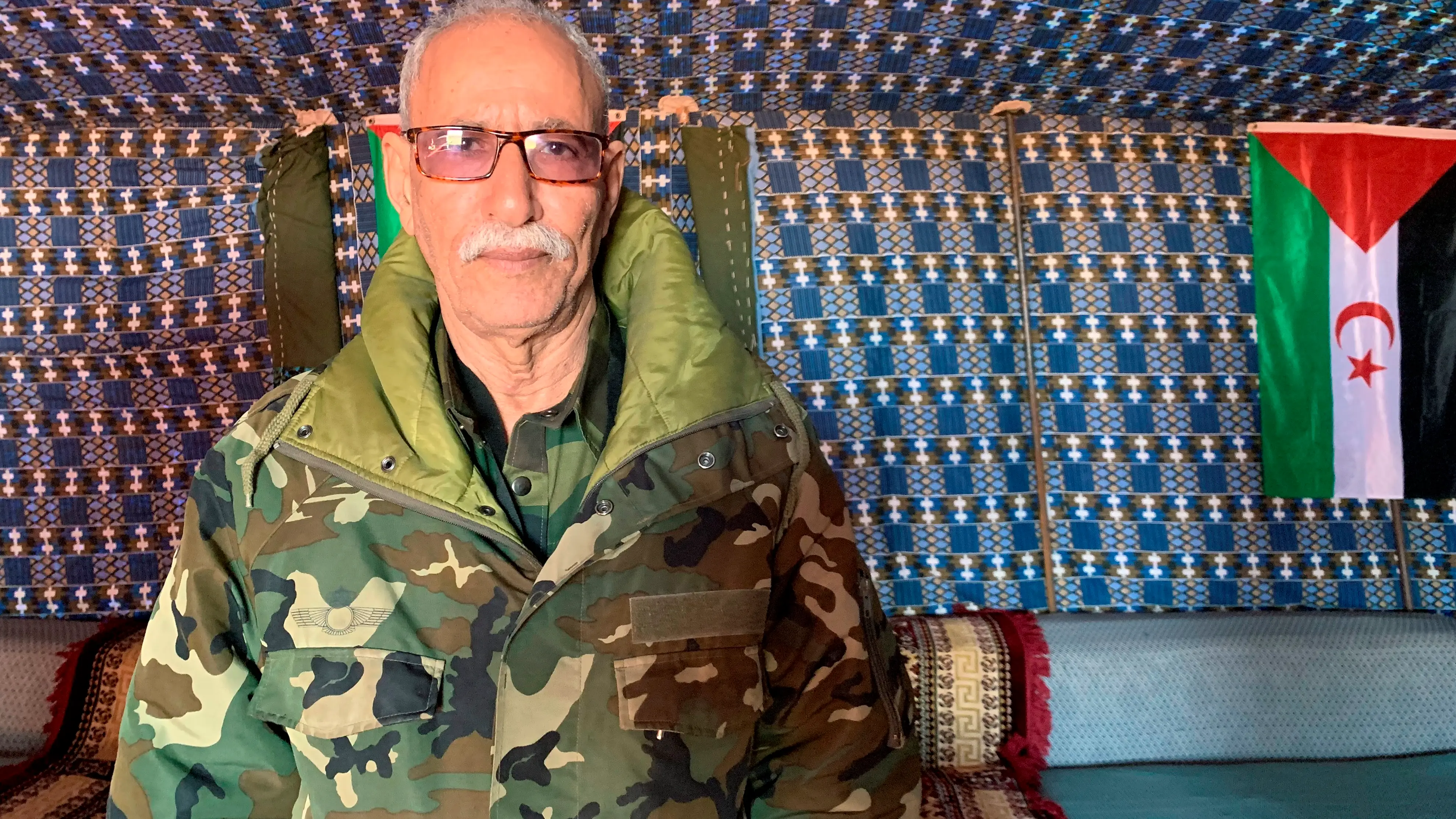 Brahim Gali, líder del Frente Polisario Brahim Gali, líder del Frente Polisario