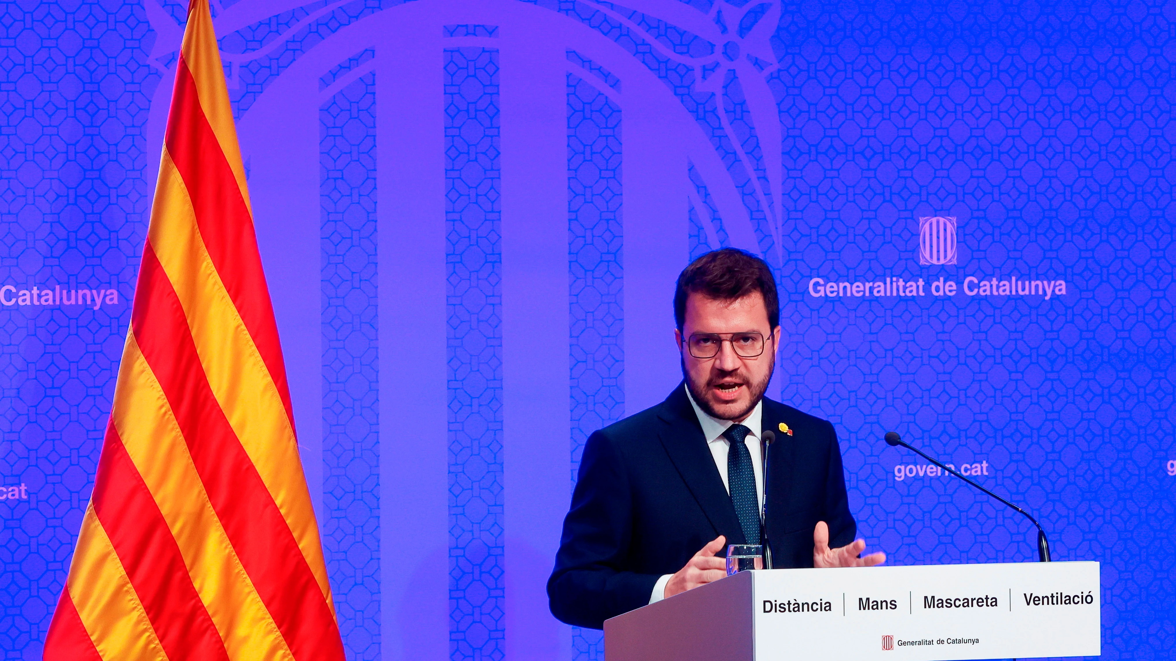 Pere Aragonés, presidente de la Generalitat Pere Aragonés, presidente de la Generalitat