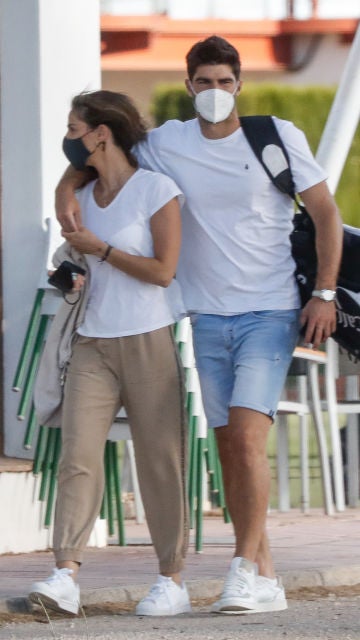 Lucía Villalón y su novio Gonzalo Melero