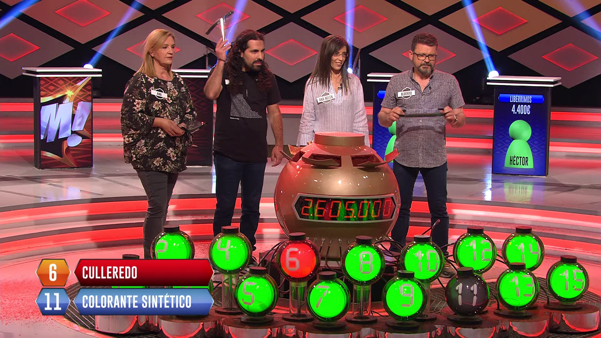 ‘Libérrimos’ acaricia el bote de ‘¡Boom!’: ¡A dos preguntas de llevarse 2.605.000 euros! ‘Libérrimos’ acaricia el bote de ‘¡Boom!’: ¡A dos preguntas de llevarse 2.605.000 euros!