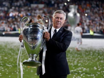 Carlo Ancelotti, con la décima Champions del Real Madrid