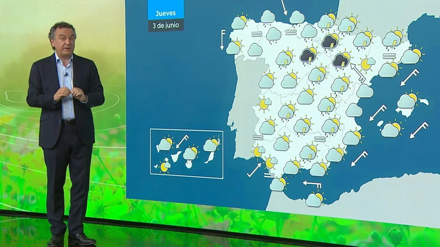 Roberto Brasero: previsión 2 junio La previsión