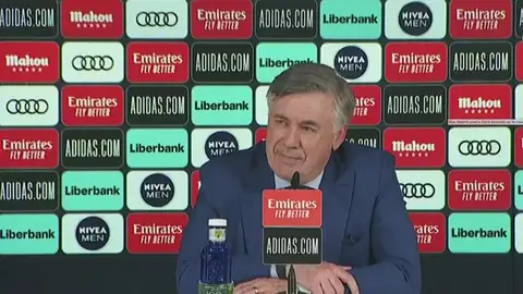 Ancelotti, en rueda de prensa Ancelotti, en rueda de prensa