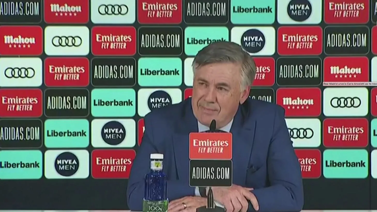 Ancelotti, en rueda de prensa Ancelotti, en rueda de prensa