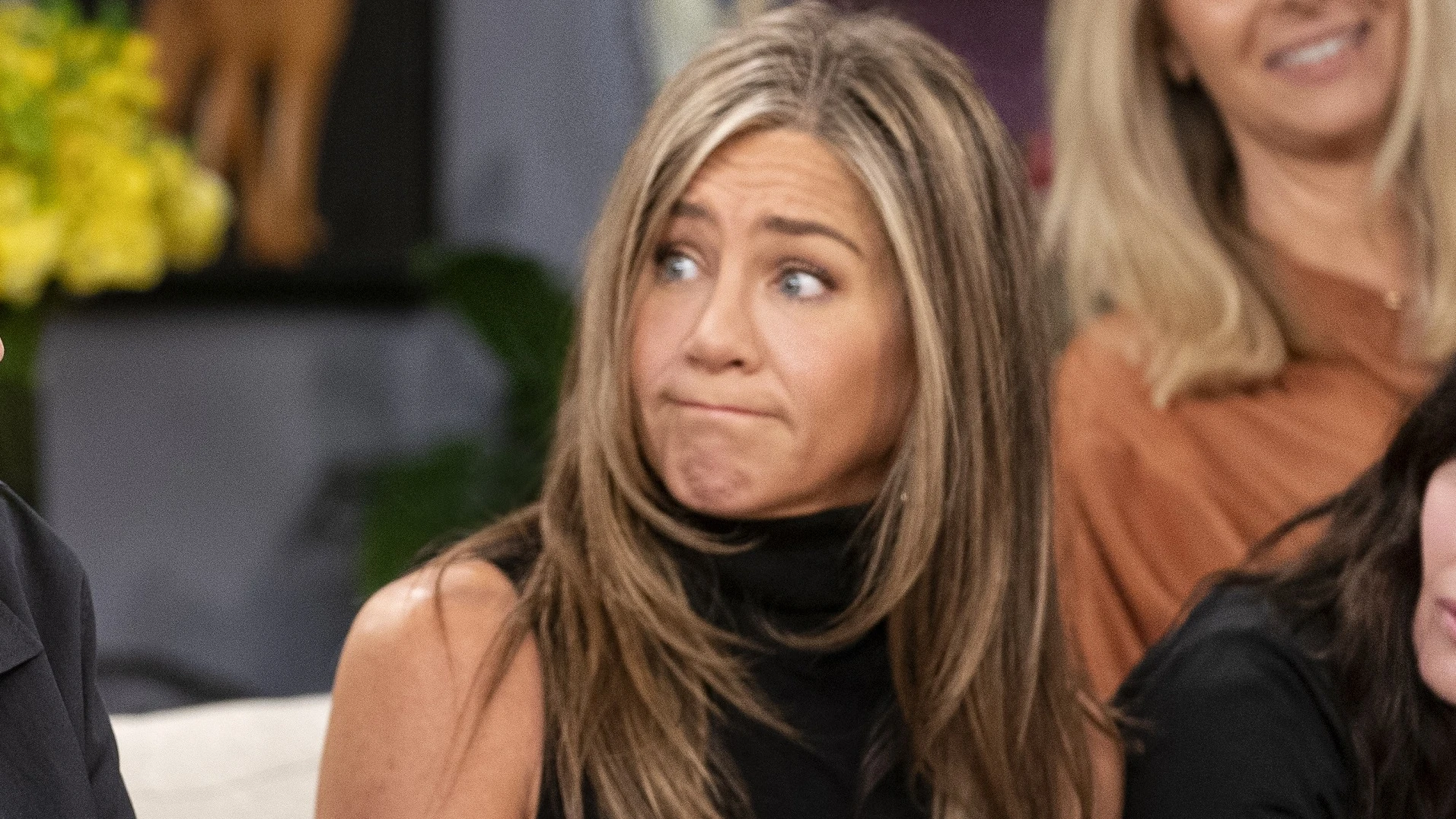 Jennifer Aniston en la reuni&oacute;n de 'Friends'